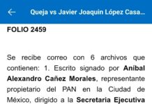 Denuncian panistas a López Casarín por promoción personalizada y uso de recursos públicos