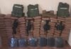 Aseguran más de 160 paquetes de drogas y armas en Juchitán, Oaxaca